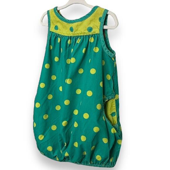 Gymboree Teal & Chartreuse Corduroy Dress Size 2T - Picture 1 of 6